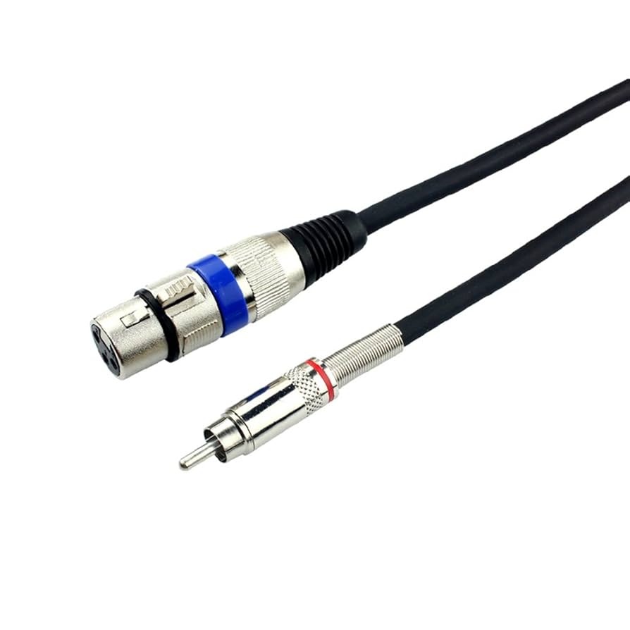 Amazon.co.jp: XLRケーブル 変換ケーブル XLR(メス) - RCA(オス